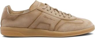 Santoni Schoenen, Heren, Bruin, 40 EU, Leer, Olympic Cube Sneakers