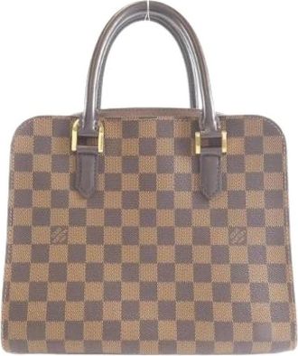 Louis Vuitton Pre-owned Handbags, female, Brown, Size: ONE SIZE Pre-owned Canvas Handbag