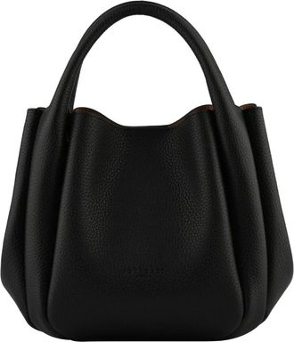 Pourchet Citrouille Medium - Dames - Tassen - Zwart - Maat: ONE Size Leer