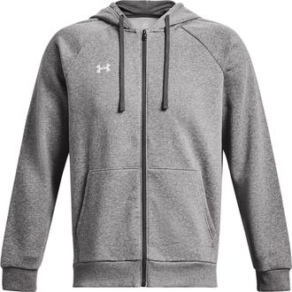 Under Armour Under Armor Rival Fleece Hooded Jacket Heather Grey 1379767-025