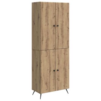 vidaXL Juego De Armarios 2 Uds. Roble Artisan Madera De Ingenier&iacute;a Vidaxl