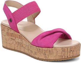 Vionic Darla Espadrille Platform Slide Sandal in Rose Violet at Nordstrom, Size 9.5