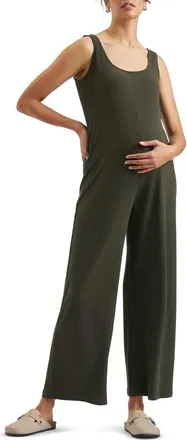 Ripe Bobby Rib Jumpsuit in Khaki at Nordstrom, Size X-Small