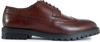WALK LONDON Walk London Mens James Shoes - Brown Leather - Size UK 11