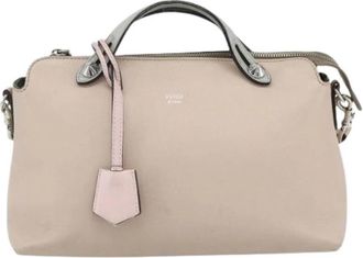 Fendi Pre-owned By the Way Satchel - Dames - Vintage Handtas - Beige - ONE Size - Leer - Vintage