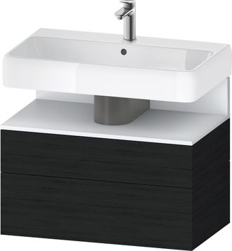 Duravit Duravit - Qatego Meuble Sous-lavabo, 1 Tiroir Et 1 Tiroir