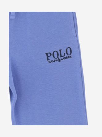 Polo Ralph Lauren Boys Cotton-Blend Pants With Logo Embroidery Navy Trousers