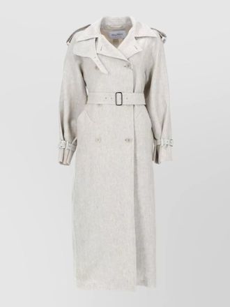 Max Mara linen double-breasted jacket
