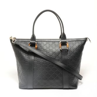 Gucci Guccissima Black Tote Bag (Pre-Owned)