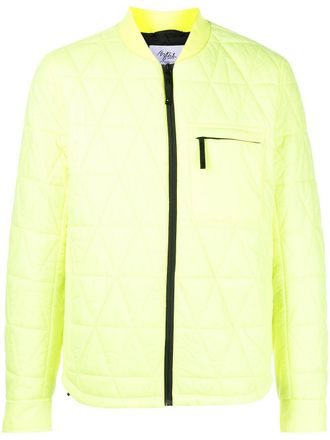 Aztech Mountain Corkscrew insulated shirt jacket - men - Polyester/Polyester - L - Yellow