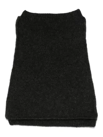 Isabel Benenato wool scarf - women - Wool - One Size - Grey