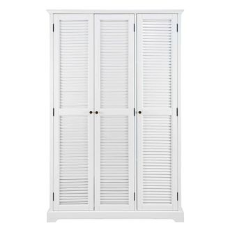 Maisons du monde Armario con 3 puertas blanco mate 130