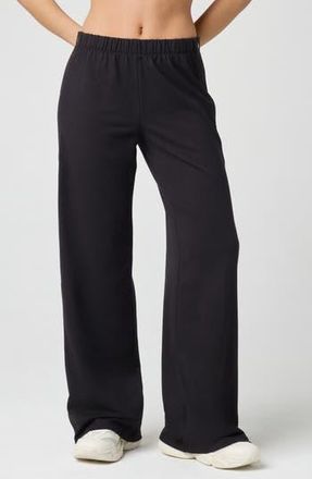 Florence By Mills Snap Wide Leg Pants in Black at Nordstrom Rack, Size Xx-Small