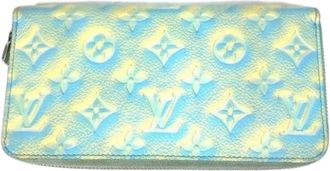 Louis Vuitton Pre-owned Zippy Portemonnee - Dames - Vintage Accessoires - Blauw - ONE Size - Leer - Vintage
