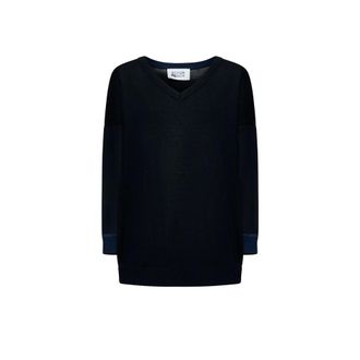 Silvian Heach Maglia con bordi a contrasto - - Knitwear - Donna - Nero - L