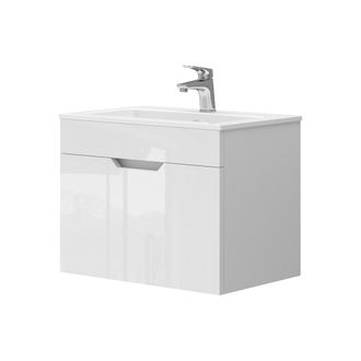 Vicco Conjunto De Muebles De Ba&ntilde;o Stefanie, Blanco, 2 Partes, Armario Bajo 60 Cm