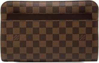 Louis Vuitton Pre-owned Saint Louis Clutch - Dames - Vintage Clutch - Bruin - ONE Size - Vintage