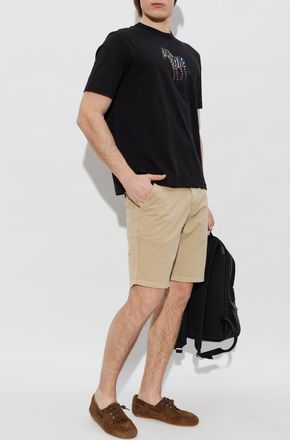 Paul Smith T-shirt With Printed Logo, Mens, Black