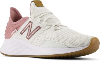 New Balance Womens Fresh Foam Roav Road Running Shoe, Reflection/Rosewood/Licorice, 6.5 UK