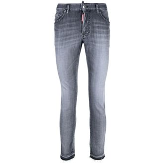 Dsquared2 Heren, Jeans, Grijs, Maat: XL Denim