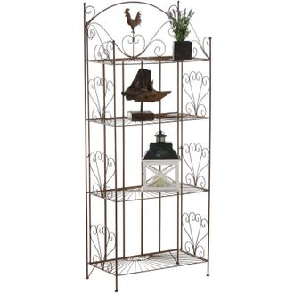 Clp tag&egrave;re Pieghevole Mia in Ferro antico marrone