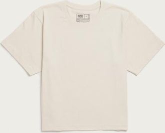 Bridge & Burn Recycled Boxy Tee in Ivory at Nordstrom, Size Xx-Large