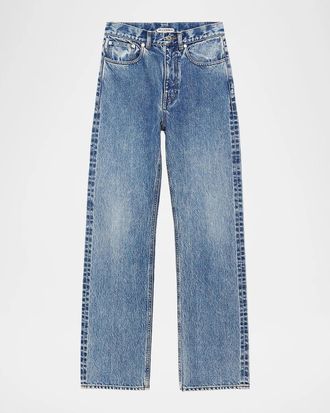 J.W.Anderson Mid-Rise Straight-Leg Jeans