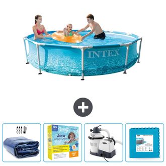 Intex Piscina Con Estructura Redonda - 305x76 Cm - 5-piezas Scb67