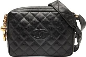 Chanel Matelasse Grained Calfskin Shoulder Bag (Pre-Owned)