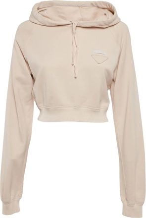 Prada Cropped hoodie - Roze