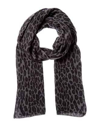 Portolano Animal Print Cashmere Scarf