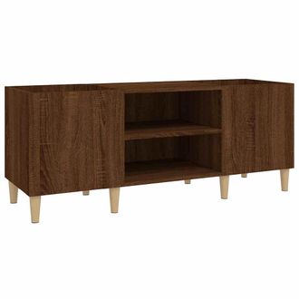 vidaXL Vidaxl - Mueble De Discos Madera Contrachapada Roble Marr&oacute;n 121x38x48 Cm