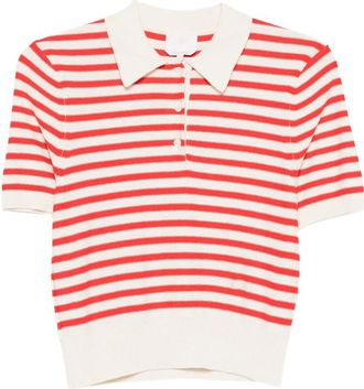 A.P.C. A. p.c. Striped Polo Sweater