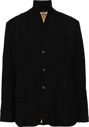 Masnada Blazer con colletto rialzato - Nero