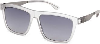 Ic! Berlin IC0057 Zeta 20B Mens Sunglasses Grey Size 58