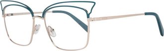 Emilio Pucci Turquoise Metal Glasses Womens (Frames)