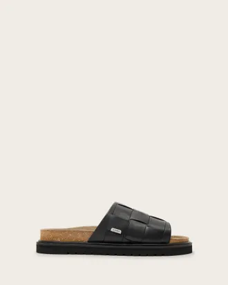 AllSaints Randal Woven Leather Sandals