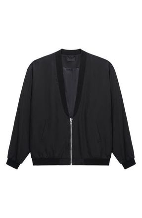 Rta Leonard Flag Graphic Bomber Jacket in Black American Flag at Nordstrom, Size Xxx-Large