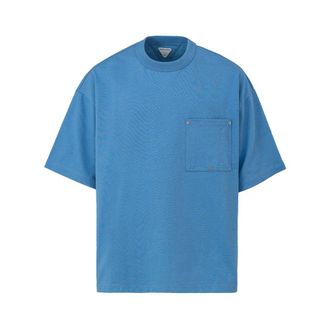 Bottega Veneta Blue Cotton Mens T-Shirt