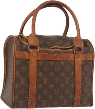 Louis Vuitton Pre-owned Vintage Boston Bag - Dames - Vintage Handtas - Bruin - ONE Size - Leer - Vintage
