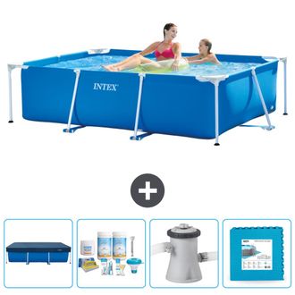 Intex Piscina Con Estructura Rectangular - 220x150x60 Cm - 5-piezas Scb2