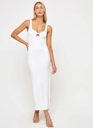 L*Space Alexis Midi Dress In White
