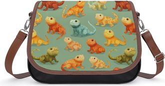 Generic Cute Bearded Dragons Fashion Womens Crossbody Bags Novelty Handbag Shoulder Bag Purse