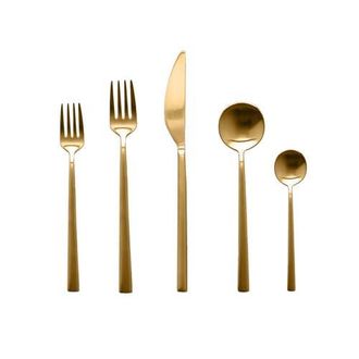Mepra Movida Flatware Set - 20 Pieces in Ice Gold at Nordstrom