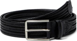 Martin Dingman Lexington Mens Belts Black : 40, Elastic/Leather/Rayon