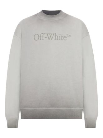 Off-white degrade logo sweatshirt - Grey