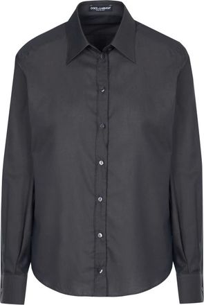 Dolce & Gabbana Klassieke Blouse - Dames - Blouses & Shirts - Grijs - Maat: XS