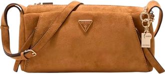 Guess Tassen, Dames, Bruin, ONE Size, Polyester, Devon Mini Crossbody