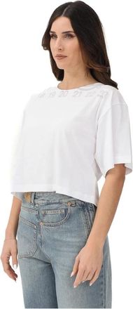 Maison Margiela T-shirt met korte mouwen - Dames - T-shirts - Wit - 2XS - Tops