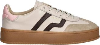 GANT Cuzmani Sneakers - Dames - Sneakers - Beige - 41 EU - Leer - Schoenen